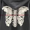 Men's Hoodies Sweatshirts 2023FW Saint Michael Skull Skeleton Printing Hoodie Men Women Hooded Destroy Pulloverephemeralew