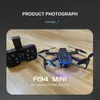 F194 Pro RC Drone met dubbele HD elektrisch bestuurde camera, retour met één sleutel, borstelloze motor, stabiele vlucht, perfect voor beginners.