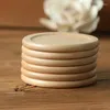 Table Mats Wood Coasters Set Tea Coffe Mug Bottle Holder Round Drink Placemat Kitchen Accessories DIY Tableware Decortion