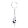 Keychains rostfritt stål Palestina flagga smycken palestinsk nyckelringhalsband