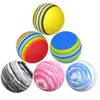 30pcsbag EVA Foam Golfballen GeelRedBlue Regenboog Spons Indoor golf Oefenbal Training Aid 240116