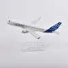 Jason Tutu 16cmオリジナルモデルAirbus A320飛行機モデルモデルモデル航空機ダイキャストメタル1400スケールファクトリードロップ240115