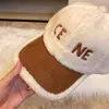 Designer Lambhair Warm Baseball Men's Women's Autumn And Winter Leisure Versatile High Quality Letter Embroidered Sun Hat