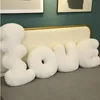 Cuscino di lusso bianco soffice per la decorazione della casa Lettere d'AMORE Federa per cuscino Cuscino per divano 240115