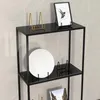Kök förvaringsplatta står för Display Iron Easel Stand Holder Metal Frame Pictures Po Decorative Dish Tabletop Art Home M68e