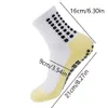12 pares de meias de futebol masculino esportes antiderrapante fundo de silicone futebol rugby tênis vôlei badminton 240116