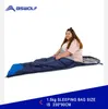 BSWOLFキャンプスリーピングバッグ超軽量防水4シーズン暖かい封筒バックパッキング屋外旅行用の寝袋240115