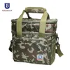 BAGNEER Picnic Cooler Bags Thermal Lunch Bag Food Insulated Case Portable Waterproof Office Lunchbag Shoulder Strap Cooling Box 240116