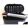 Curling Irons 8 Heads Hair Curler Dark Blue Mtifunction Styling Device Matic Iron For Normal Hairs Eu/Uk/Us Plug Drop Delivery Produc Otq9G