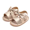 Sandalen Born Baby Mädchen Sommer Prinzessin Zwei Farben Schleife Mode Weiche Sohle Schuhe 0-18M