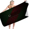 Stylish Letter Printed Bath Towel Soft Thick High Quality Towels Couple Designer Jacquard Washcloth For Sports Swimming