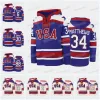 Miracle On Ice USA Felpa con cappuccio da hockey Trevor Zegras Jonathan Quick Mike Modano Matthew Boldy Jack Hughes Blake Wheeler Matt Roy Cole Cau