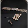 Armbanden Platte en gebogen horlogeband 18 19 20 21 22 mm 24 mm 26 mm roestvrijstalen horlogeband Vlindersluiting Vervanging polsband