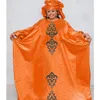 Etniska kläder 2024 Bazin Riche Long Dresses With Sacrf Boubou Sequnied Dashiki Robe Top Quality African Women