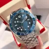 mens automatic mechanical ceramics watches 42mm full stainless steel clasp Swimming wristwatches sapphire luminous watch montre de luxe with box