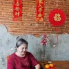Nouvelles bannières banderoles confettis décoration du nouvel an chinois nouvel an lunaire ornement suspendu avec des glands festival de printemps traditionnel décor à la maison décor du nouvel an
