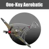 P40 RC Aircraft Fighter 400mm Wingpan 4ch 6Axis Gyro OneKey Uturn Aerobatic RTF Airplane Model Outdoor Toys 240115