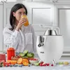 Miui 감귤 Juicer850W 스테인레스 스틸 오렌지 레몬 전기 세트 Juicerhardcore Press Juiceraluminum 다이 캐스팅 핸들 240116