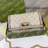 Bambu Çanta Tasarımcı Crossbody Commody Bags Kadın Flep Jumbo Mektup Omuz Çantası Çapraz Vücut Çantası Leydi Debriyaj Cüzdan Fermuar Çantası