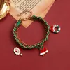 New Christmas Korean Veet Santa Claus Pendant Women's Bracelet