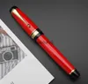 نافورة أقلام الهدايا أقلام النافورة JD Metal Big Fountain Pen مع محول M Nib 0.7 مم كتابة حبر القلم للمكاتب STONDER