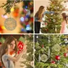 Nieuwe Banners Streamers Confetti 3/6 stks Gouden Bal Voor Kerstboom Decoratie Ornamenten Voor Home Decor Kerst Hangende Hanger Nieuwjaar accessoires Navidad