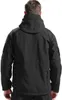 Jaqueta masculina casca macia pele de tubarão velo impermeável blusão tático casaco para caminhadas acampamento caça térmica masculino 240115