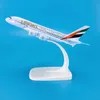 Baza Zinc Ally Material 1 500 14cm Airplane Model Aircrafts Airbus A380 Emirates Plane Model 240115