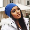 Berets Damen Plain Beanie Hut Frühling Baumwolle Slouchy für Frauen Mann gestrickt Knochen Damen Skullies Cap Outdoor Chemo