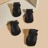 Scarpe impermeabili per cani Abbigliamento Design anti-slip Griglia Fashion Grid Facile da pulire Stivali da pet per cuccioli per la protezione comodi materiali resistenti