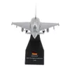 1 100 EF-2000 Eurofighter Typhoon Fighter Modell-Ausstellungsständer, Sammlung, Geschenk, EF 2000 Legierungsmodellflugzeug, Mini-Deko-Haus 240116