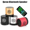 Speakers Mini Pocket Quran Wireless Player Speaker With 19 Languages Reciter 8GB Support Islamic FM TF Recording Rechargeable Speaker