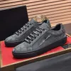 Co Branded Schuhe plein schoenen trendy heren sneakers high-end schedelhoofd plat bodem bodem bord pleins mannen schoenen flash casual schoen