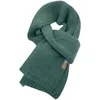 Lenço de lã de inverno feminino luxo cachecóis de caxemira engrossar malha quente pashmina cachecol para mulheres casal lenços sólidos natal 240115