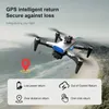 Mit doppelter Batterie ausgestattete neue K90-Quadcopter-Drohne mit hochauflösendem ESC, drei Kameras, bürstenlosem GPS-Global-Positioning-Motor und intelligenter Hindernisvermeidung.