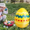 Garden Decorations Colorful Easter Decoration Festival Decor Inflatable Easter Eggs Build-in LEDs Easter Egg for Indoor Outdoor Yard Garden YQ240116