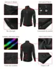 Wosawe Men Cycling Jacket Winter Thermal Fleece Bicycle Mtb Road Bike Clothing Windproof Waterproof Long Jersey Keep Warm Coat 240116