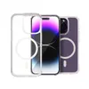 TPU Flame+N52 Magnetic Transparent inner spray Shockproof Phone Case for iPhone 15 14 13 12 11 Pro Max With OPP Bag