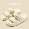 2024 Nieuwe sandalen zachte Vrouwen Zomer EVA Dikke bodem anti slippers woninginrichting Geurloos voeten buiten indoor Twee pronge schoenen EUR 35-40