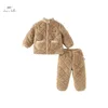 Детский пижамный костюм Dave Bella для мальчиков, зимние комплекты одежды для сна, модные повседневные удобные комплекты из двух предметов DB4237994 240115