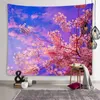 Tapestries Cherry Blossom Rose Flower Wall Art Tapestry Backdrop Wall Decor Wall Hanging Dorm Bedroom Room Aesthetic Home Decor