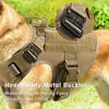 K9 Tactical Military Vest Pet German Shepherd Golden Retriever Training Dog Harness and Leash Set For All Breeds Dogs 240115