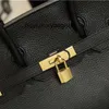 Genuine Leather Handbag Ber Kin Shopping Designer Bag Hand Carrying Women's Luxury Shoulder Crossbody Purse Handmade Large Capacity Pan