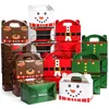 Décorations de Noël Boîtes de friandises Santa Elf Bonhomme de neige Elk Noël Carton Présent Candy Cookie avec poignées Fête de vacances Favoris S Mxho Dhvtx