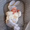 NPK 19 cali urodzone dziecko już malowana gotowa lalka Elijah Awake Reborn Baby Size 3D skóra widzialne żyły kolekcjonerskie lalka sztuki 240116