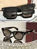 Jacques Zaawansowana wersja okularów przeciwsłonecznych Fibre Fibre Fibre z żeńskim wklęsłym kształtem i odpornym na UV Dealan Męskie pudełko dla mężczyzn Women 2024 Designer