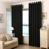 Rideau moderne rouge noir rideaux occultants pour salon tissu polyester épais trois couches noir soie ombre fenêtre rideaux en grosvaiduryd