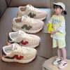 Zomer herfst kinderen mesh sneakers meisjes mode onhandige sneakers baby anti-slip anti-kick zachte sneakers kinderen sportschoenen 240116