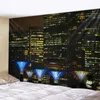 Wandteppiche Star City Star Space Wandteppich zum Aufhängen, günstiger großer Stern, Wandteppich, Schlafzimmer, Strand, Heimdekoration