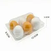 6pcs Simulation Wooden Eggs Toys Set Kids Pretend Play Wood Food Yolk Kitchen Children Kid Education Montessori 240115